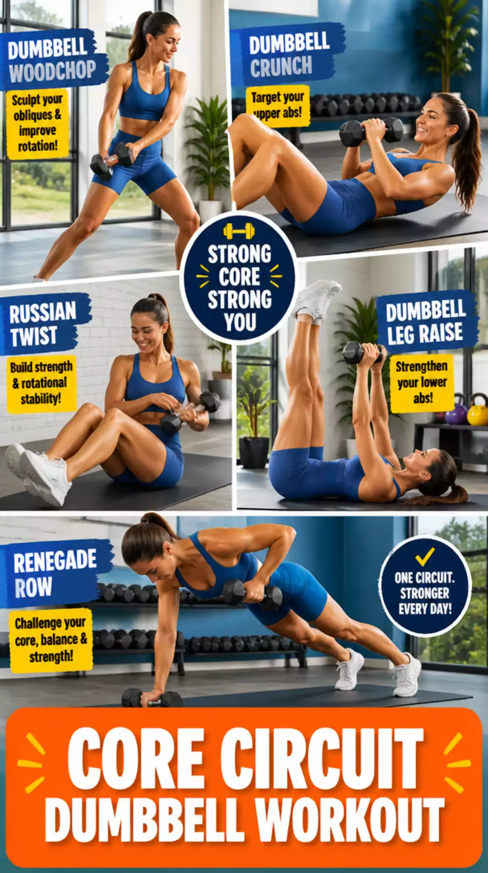 The Dumbbell Core Circuit Trick That Tones Abs Faster Than Crunches Alone