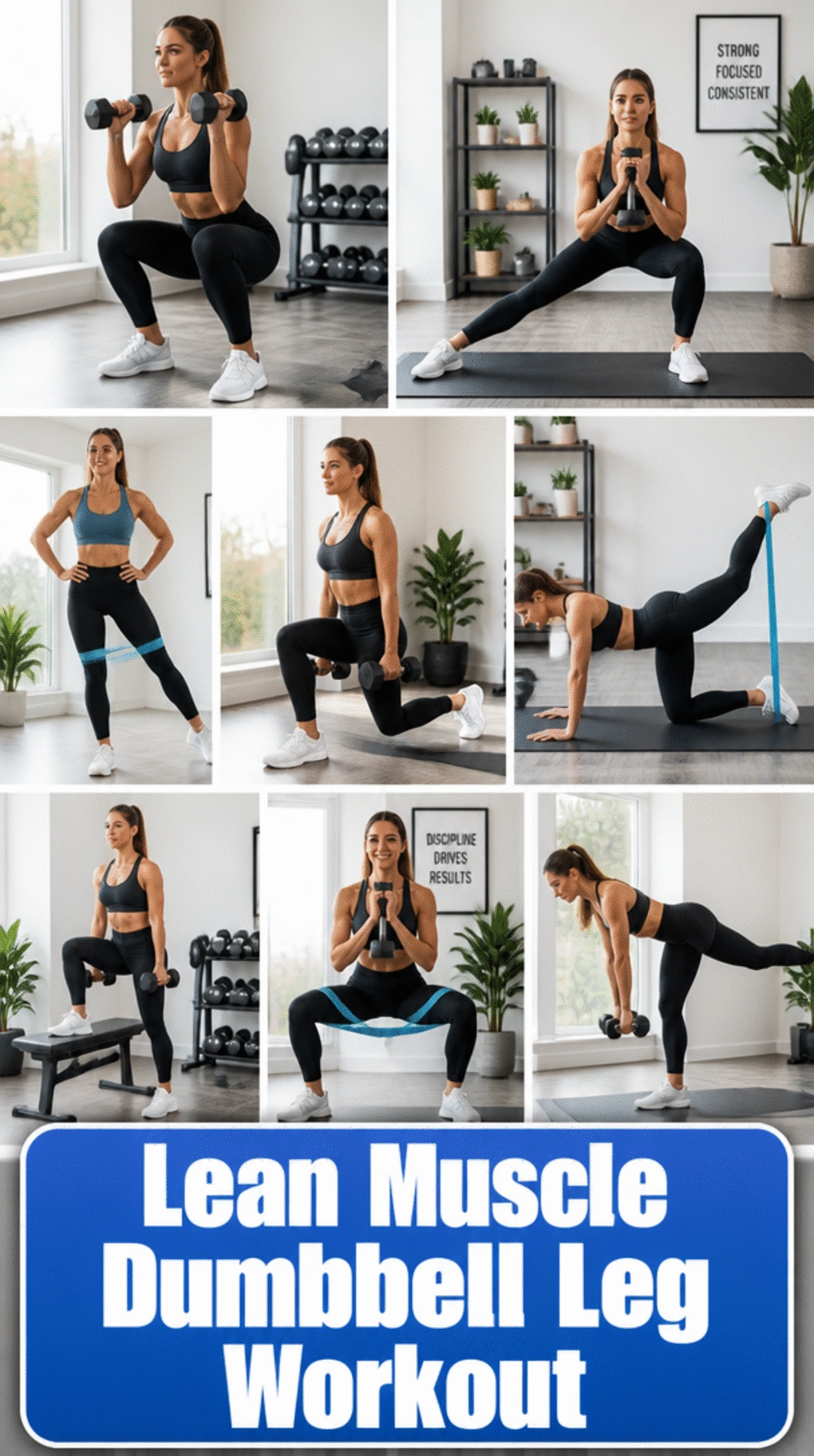 Lean Muscle Dumbbell Leg Workout That Tones Without Adding Bulk