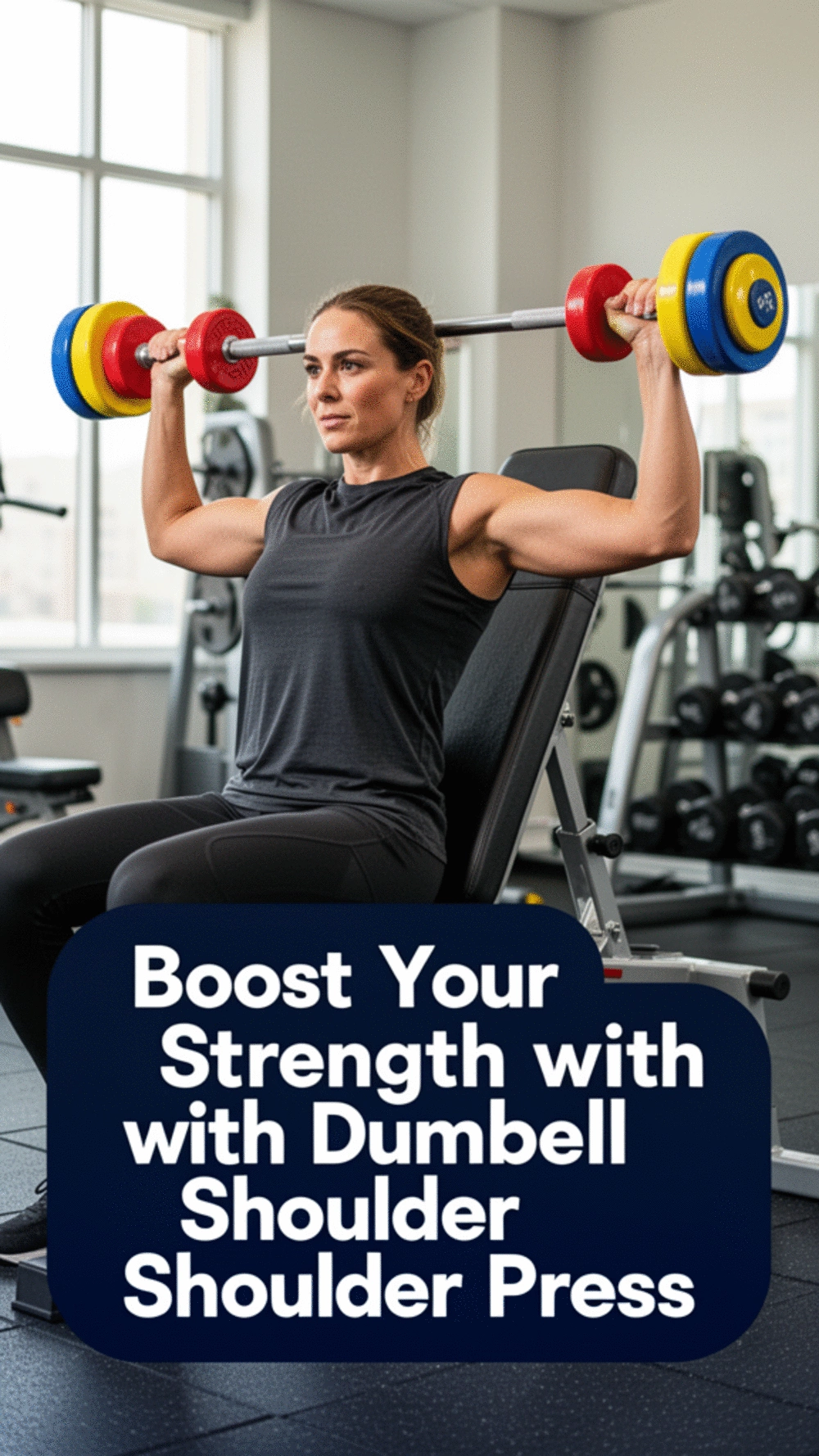 Elevate Your Workout with High-Rep Dumbbell Shoulder Press for Strength and Endurance