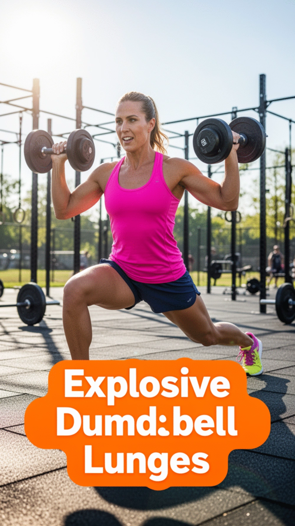 Explosive Dumbbell Lunges for a High-Intensity Workout that Sculpt Your Legs