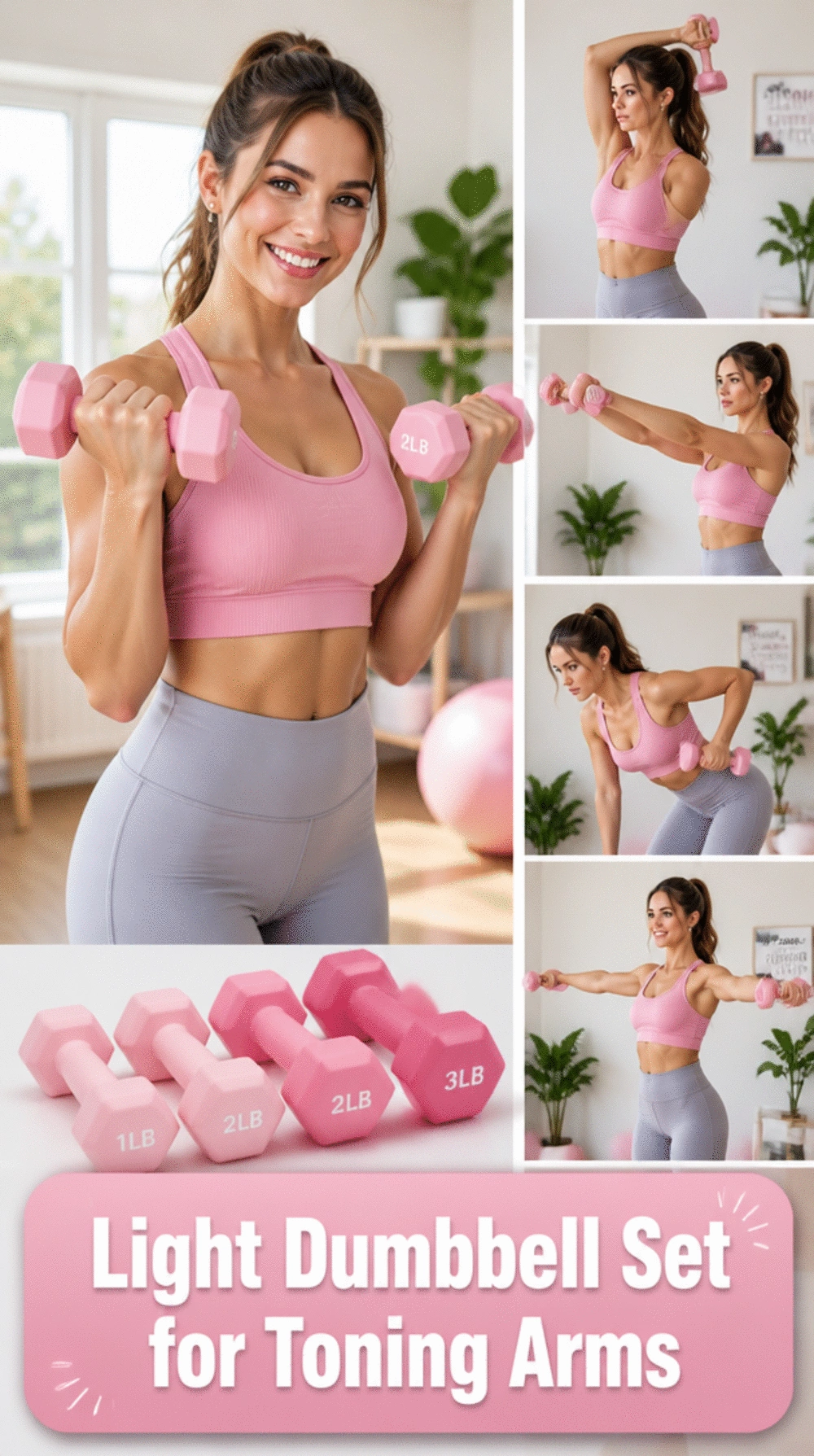 Light Dumbbell Set for Women That Is Perfect for Toning Arms