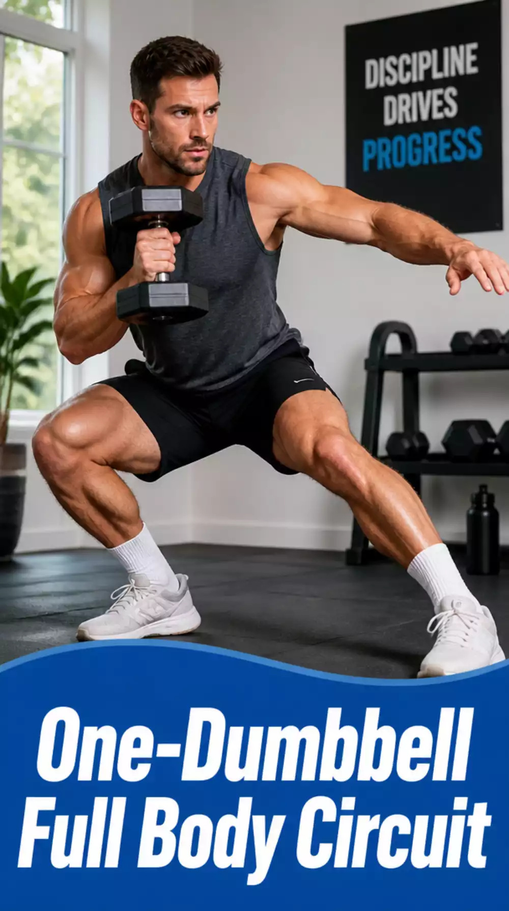 One-Dumbbell Full Body Circuit That Builds Strength in 30 Minutes