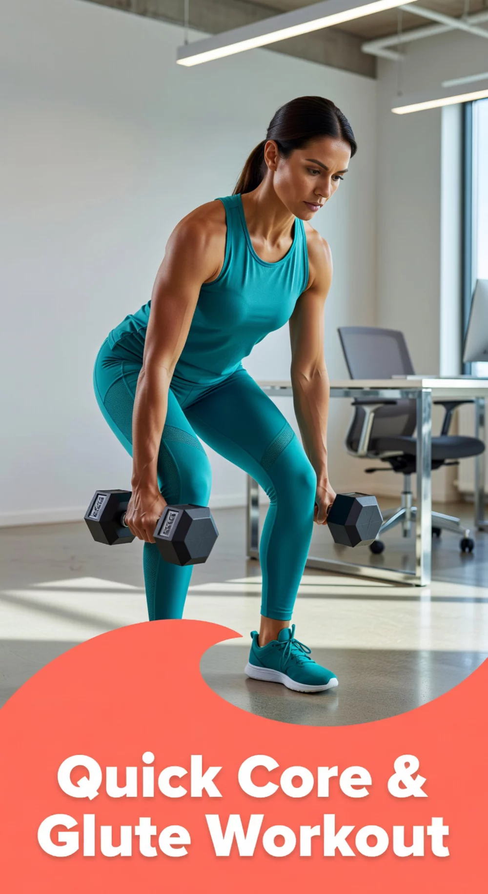 Quick Dumbbell Core and Glute Circuit That Fits in a Lunch Break