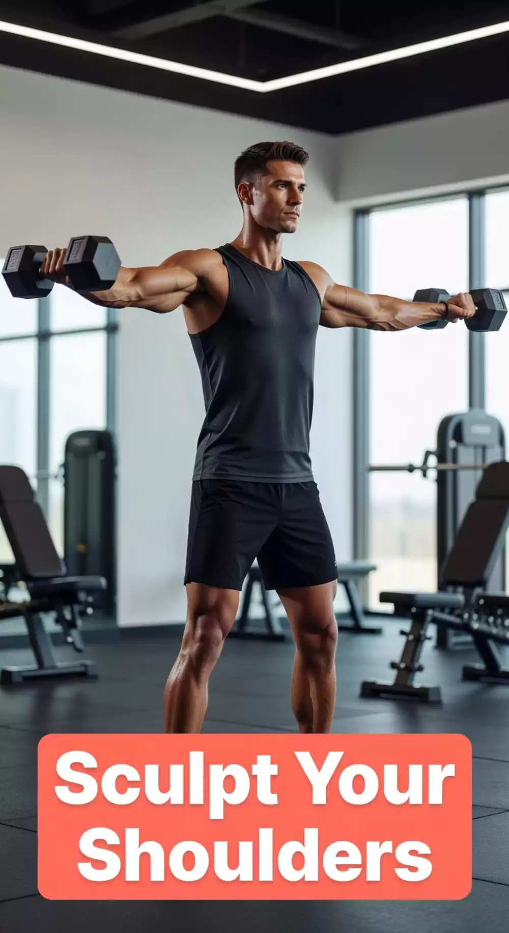 Dumbbell Lateral Raise That Sculpts the Side Deltoid