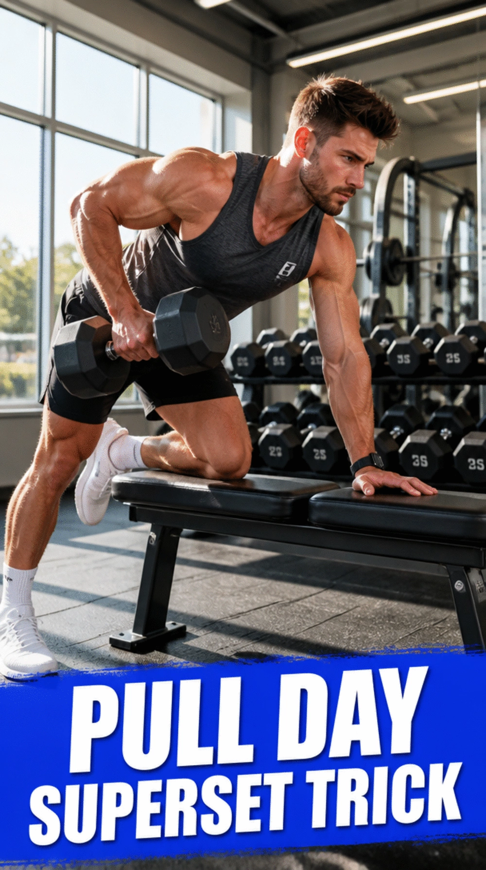 The Pull Day Dumbbell Superset Trick That Combines Back and Bicep Perfectly