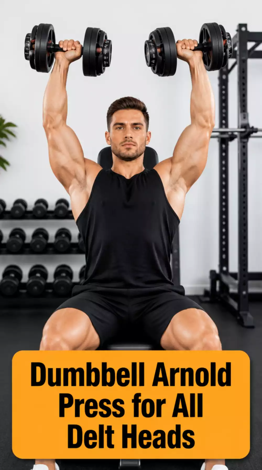 Dumbbell Arnold Press That Hits All Three Delt Heads Fully