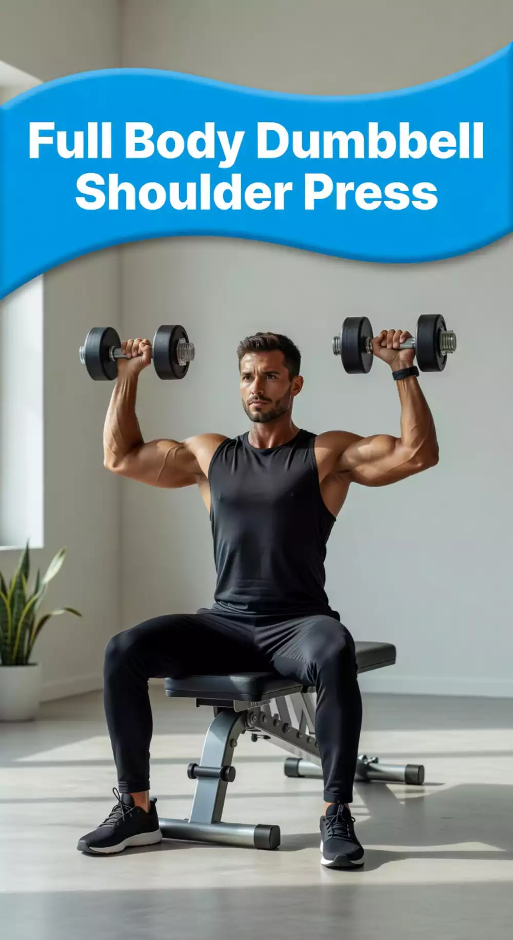 Full Body Dumbbell Shoulder Press That Sculpts Defined Shoulders