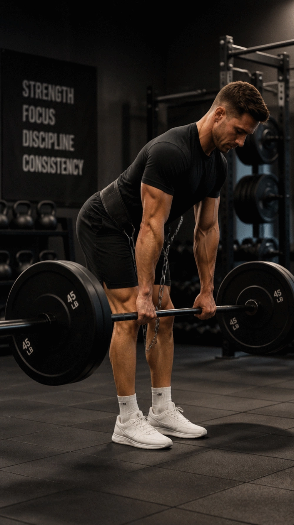 Dumbbell Romanian Deadlift That Anchors the Pull Day Lower Body Section