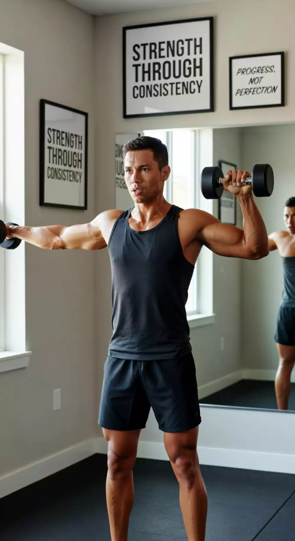 Dumbbell Lateral Raise and Front Raise Combo for Shoulder Definition