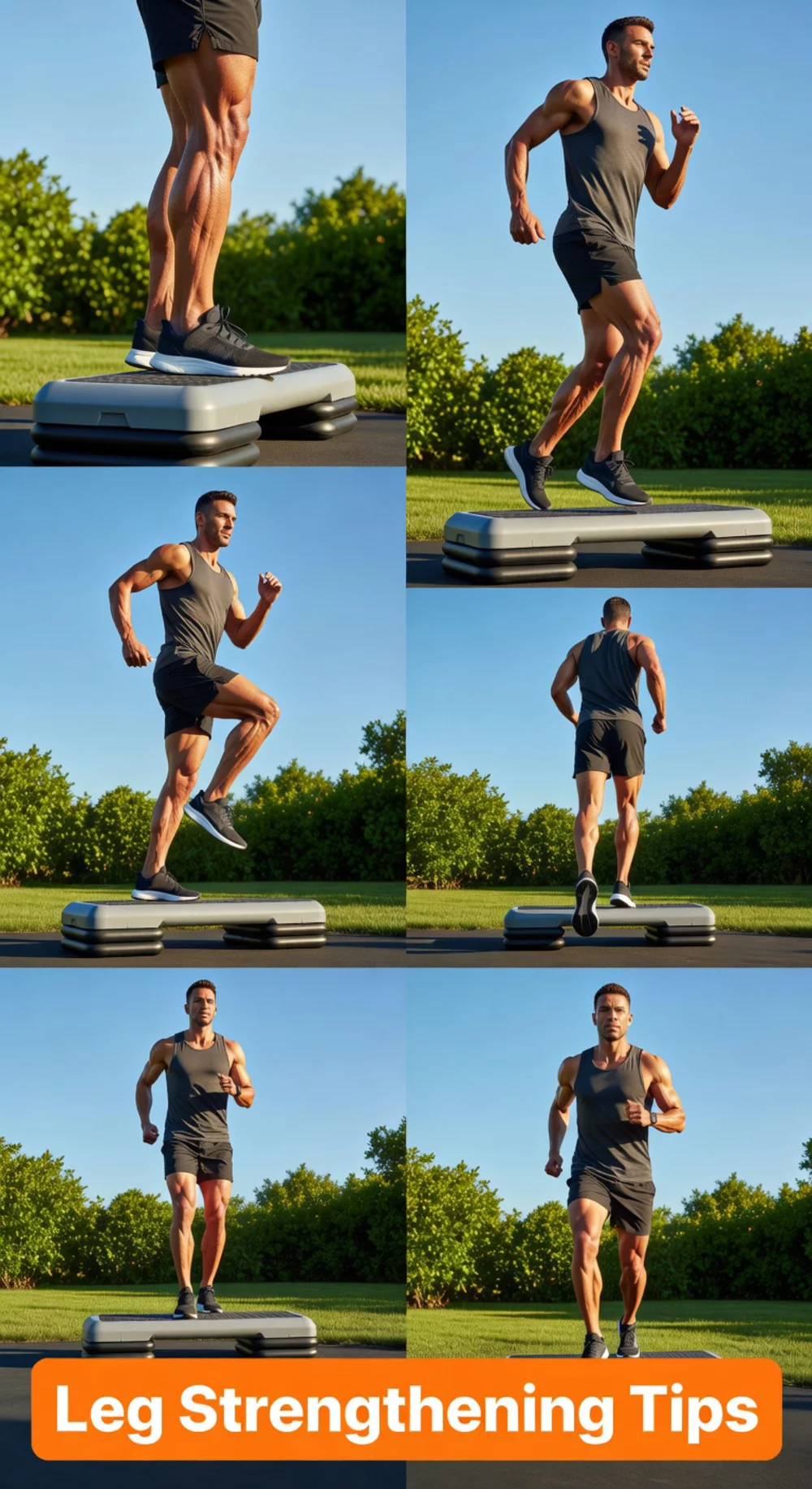 Dumbbell Calf Raise and Step-Up Combo That Strengthens Running Legs