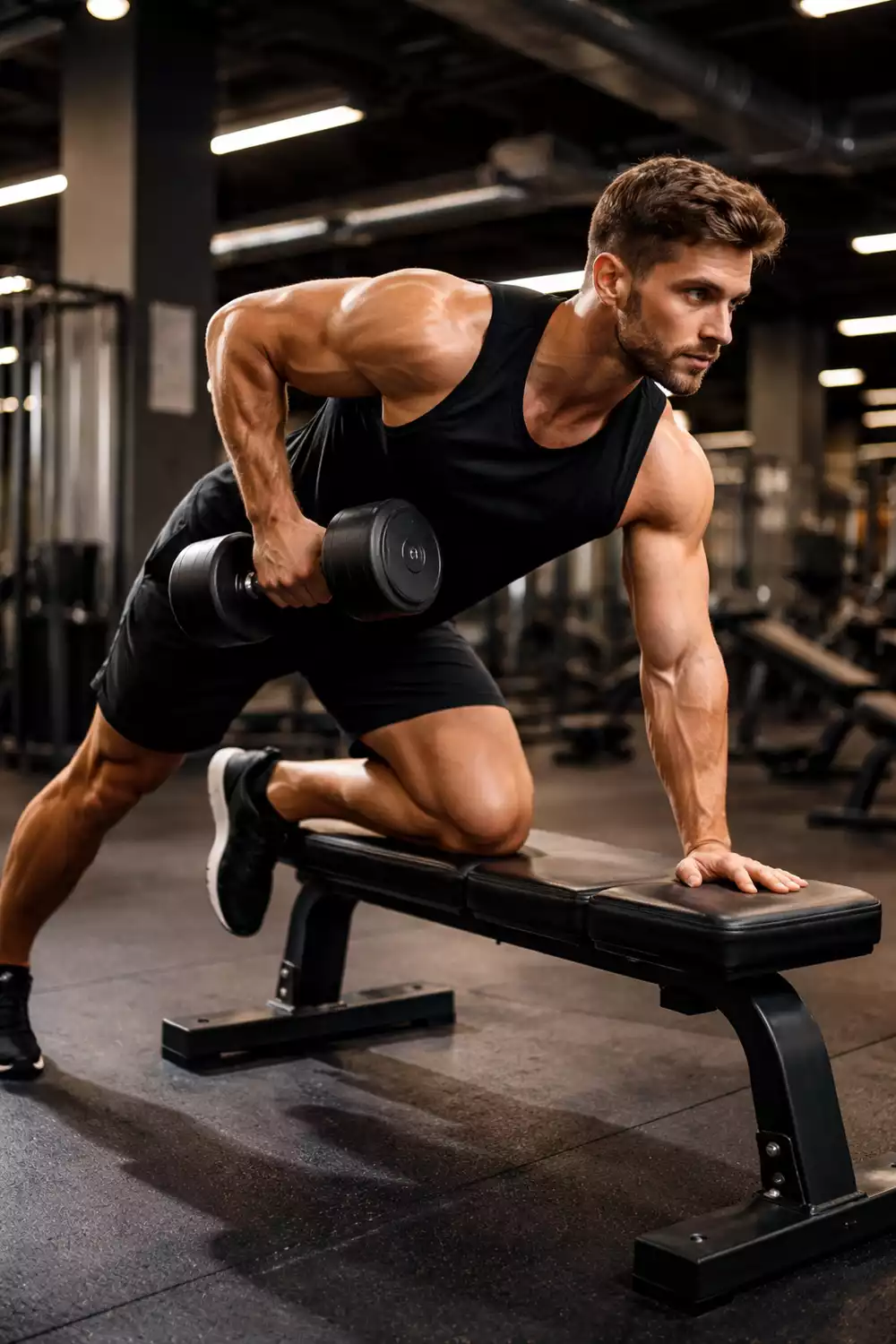 Unilateral Dumbbell Row That Corrects Strength Imbalance Between Sides