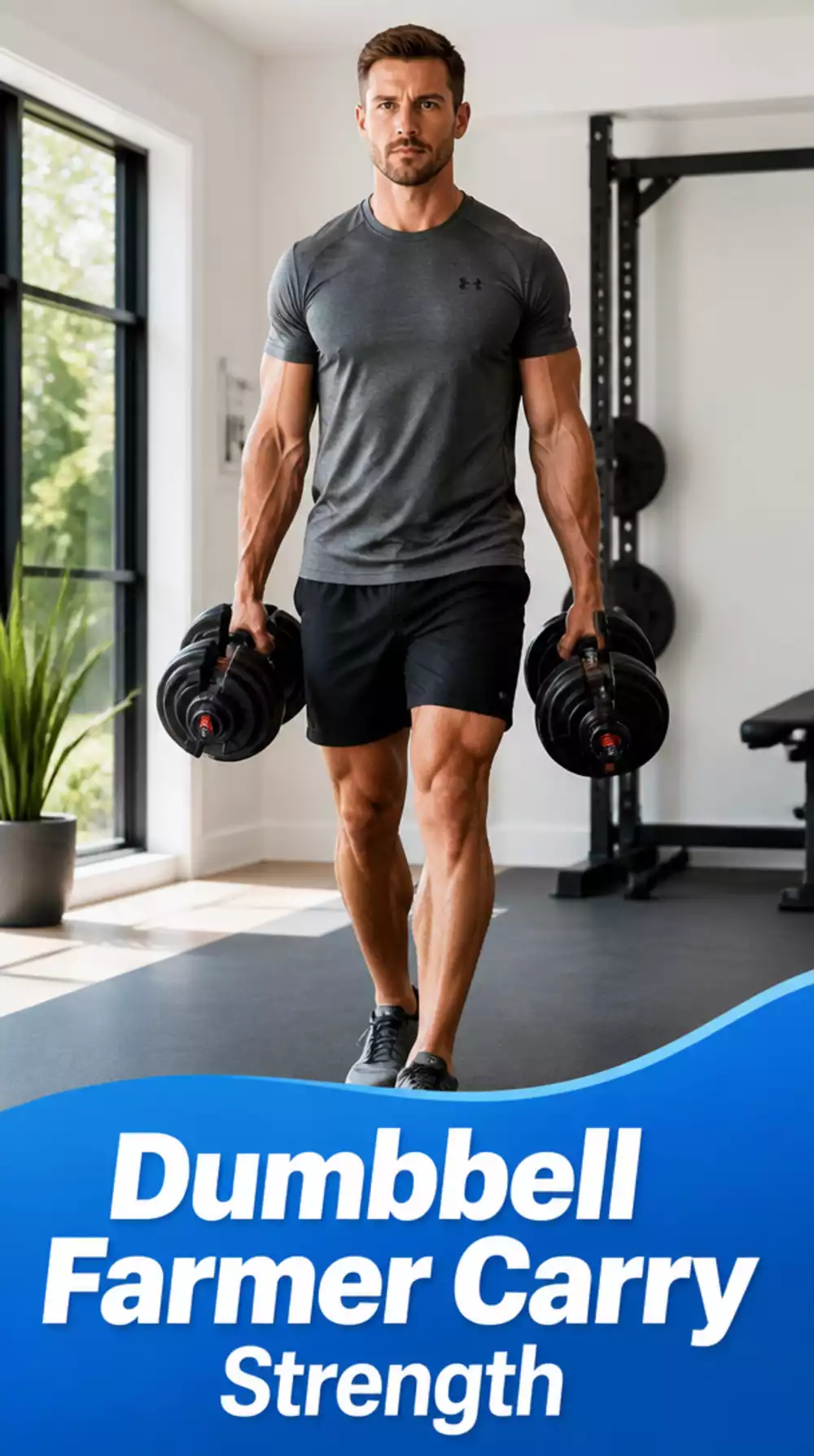 Dumbbell Farmer Carry That Builds the Grip and Core Strength Used Daily