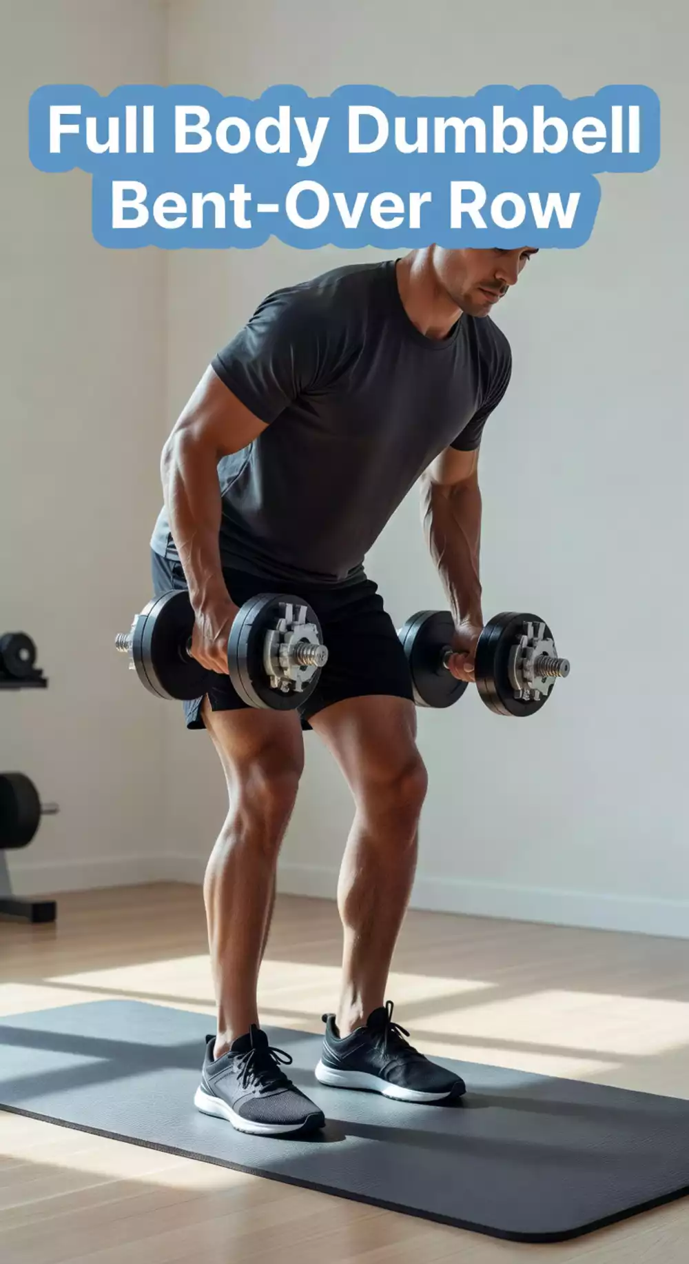 Full Body Dumbbell Bent-Over Row That Builds a Strong Back at Home