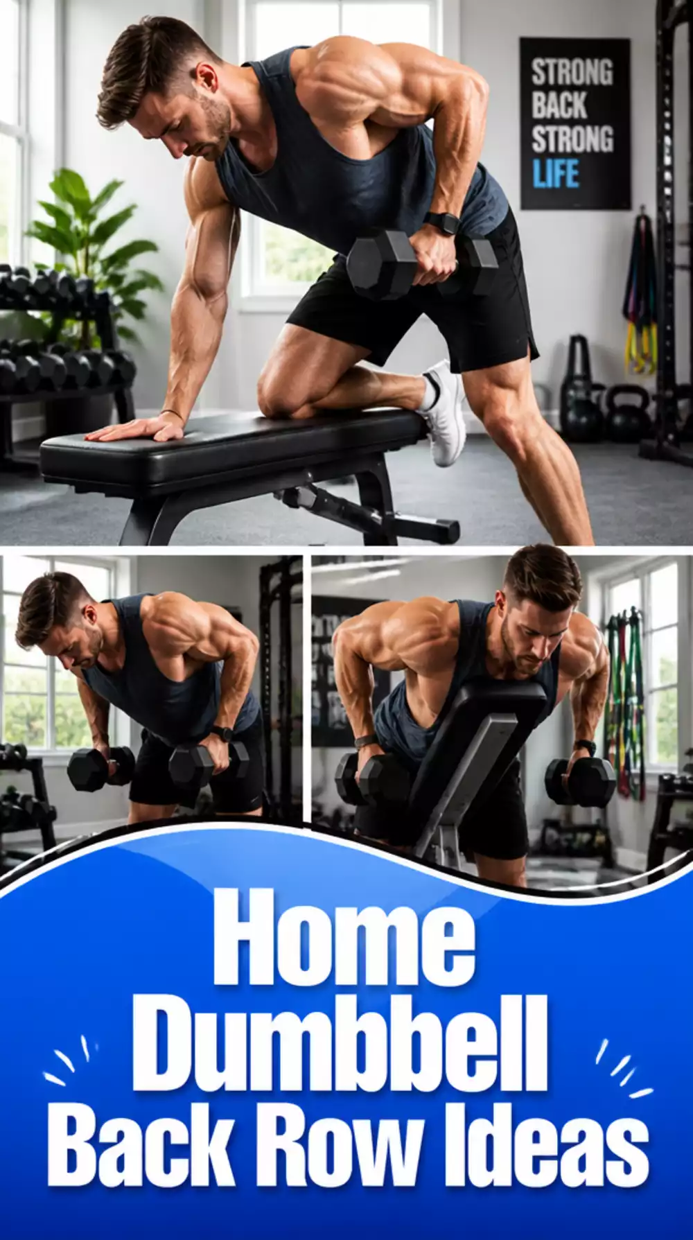 Home Dumbbell Back Row That Replaces the Cable Machine Completely