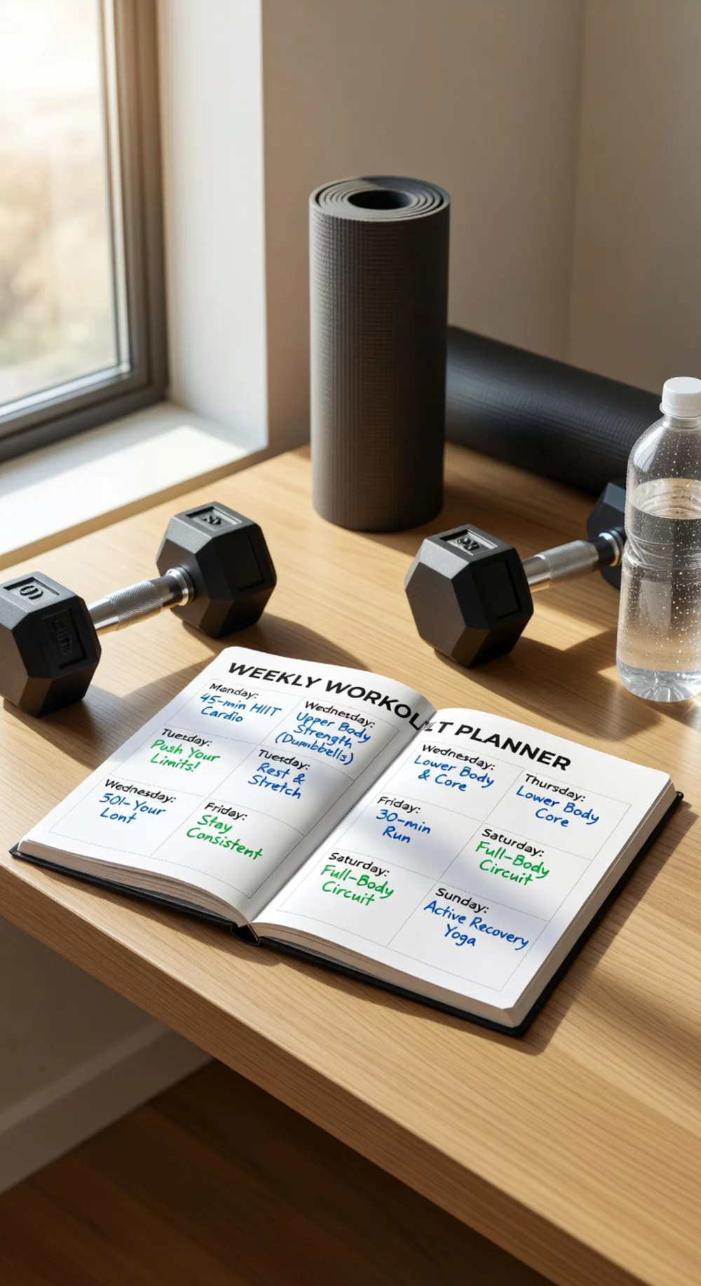 Push-Pull Dumbbell Schedule That Fits into Three or Four Days Weekly
