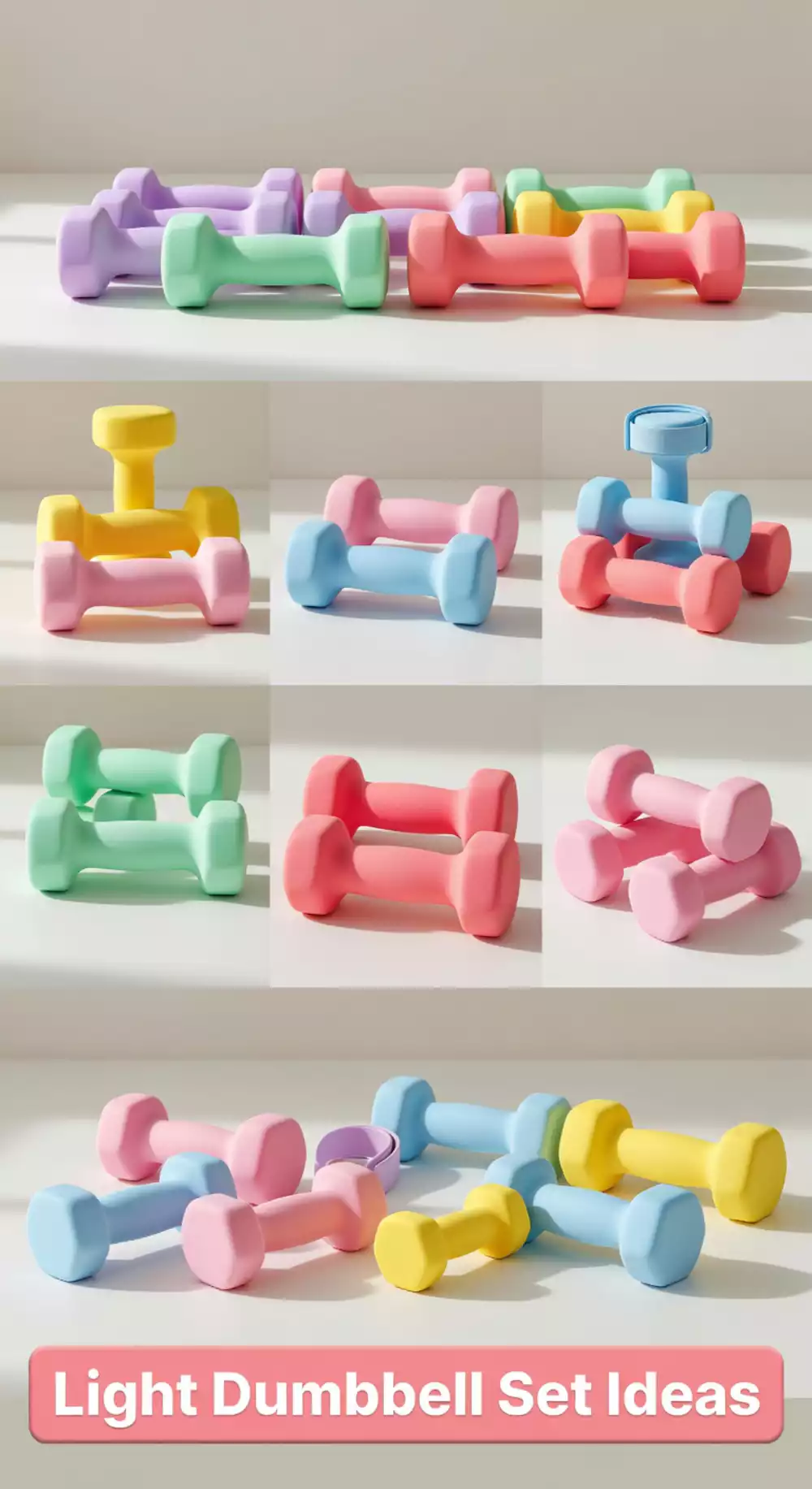 Light Dumbbell Set for Women That Covers Every Toning Move