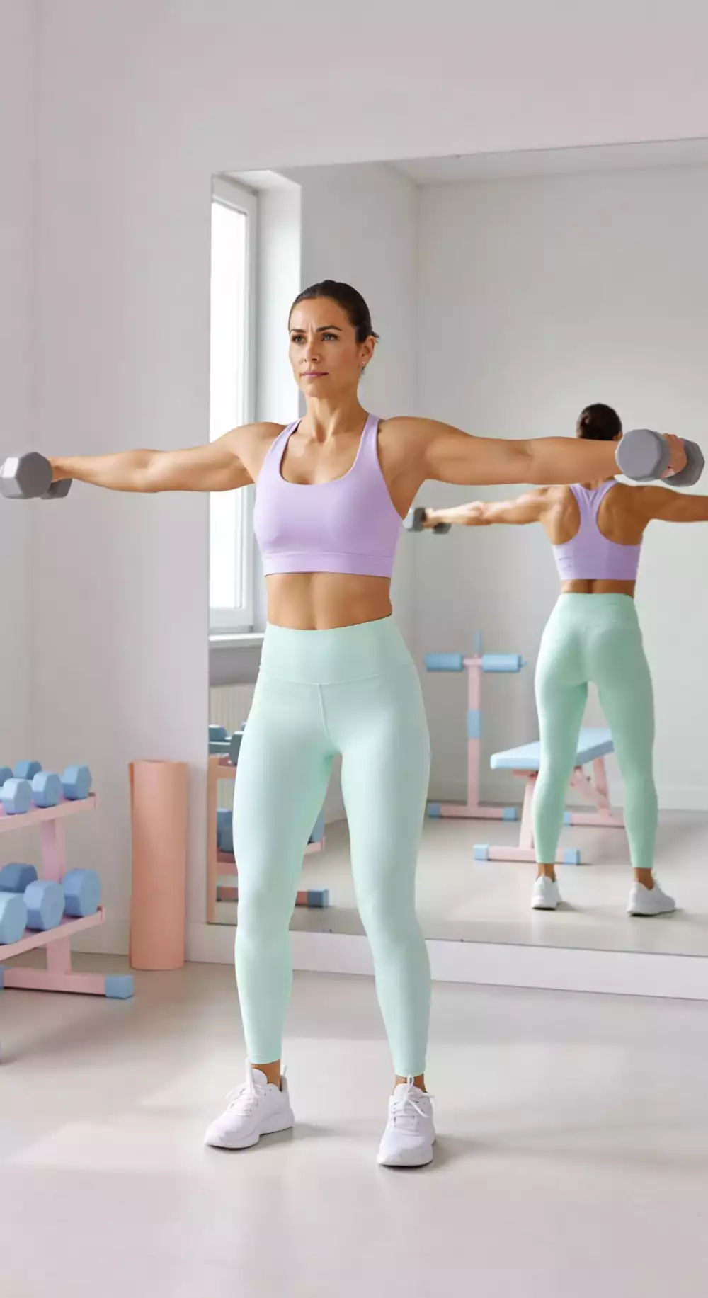 Dumbbell Rear Delt Fly That Fixes Rounded Posture in Women