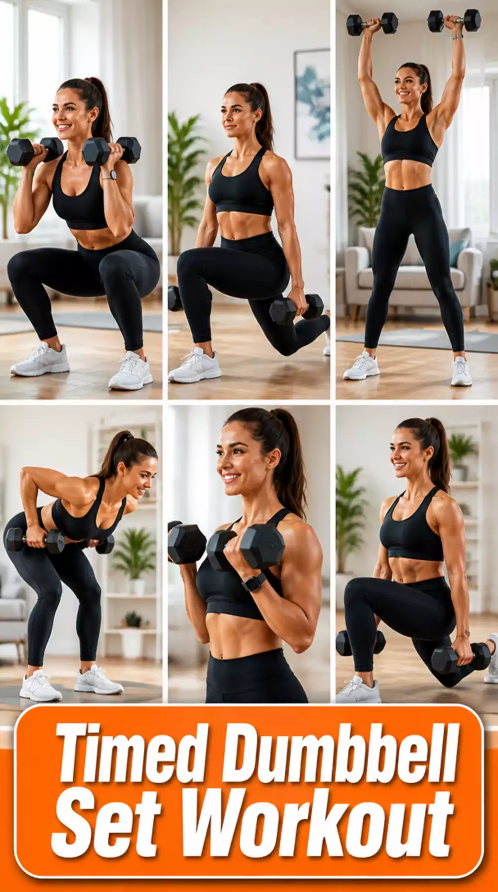 Timed Dumbbell Set Workout That Needs No Rest Timer or Equipment