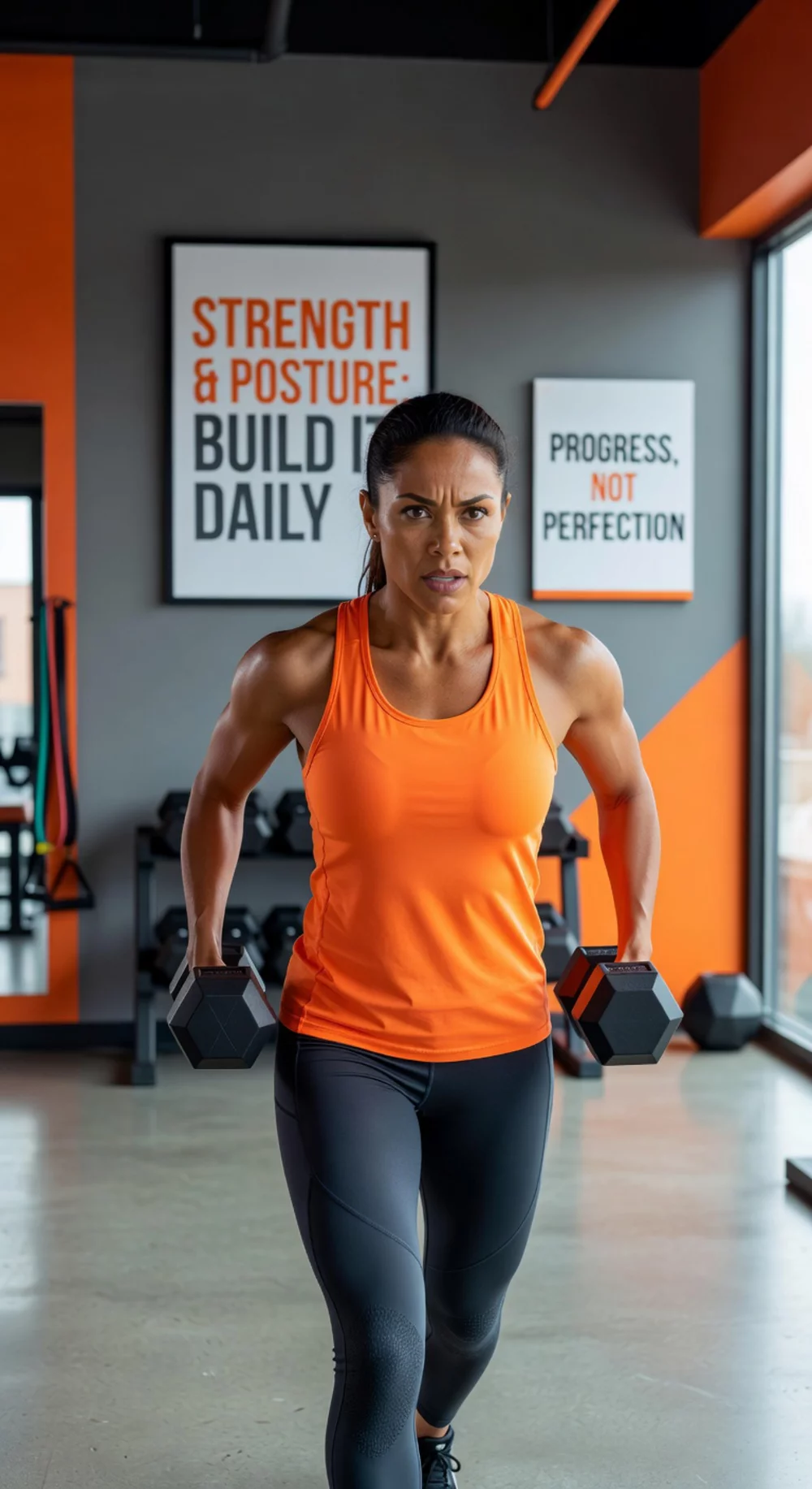 Dumbbell Rear Delt Row That Pulls the Shoulder Blades Back and Down