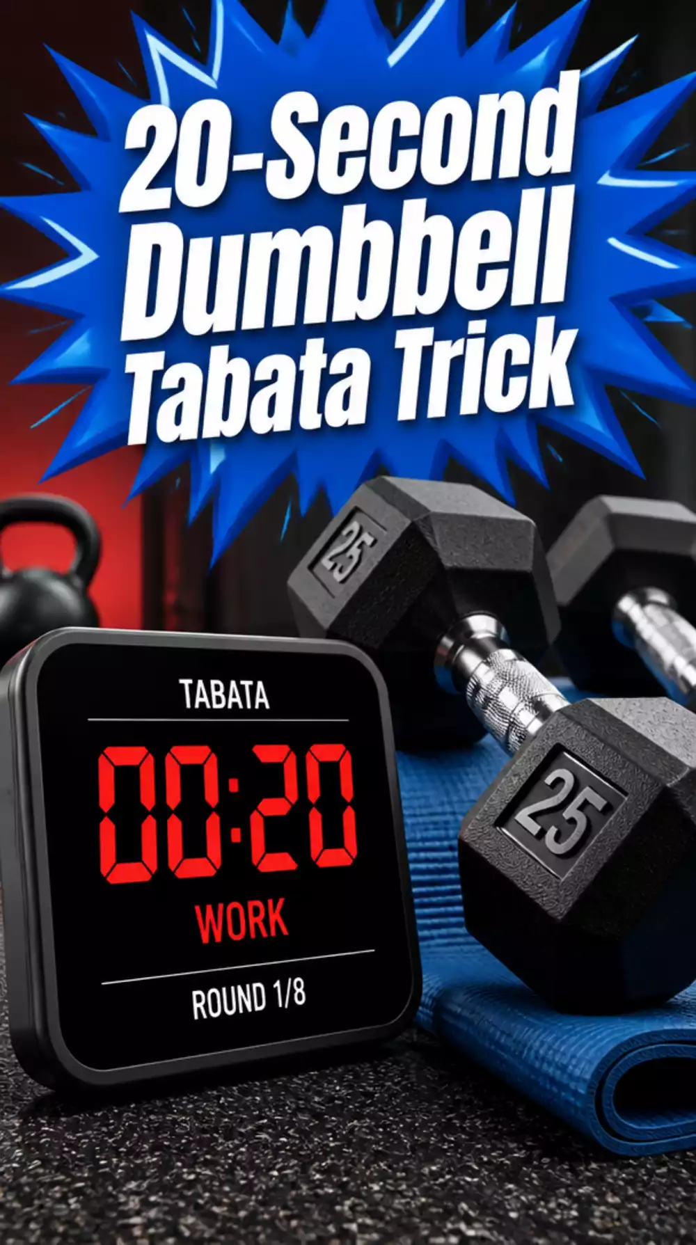 The 20-Second Dumbbell Tabata Trick That Leaves Nothing in the Tank