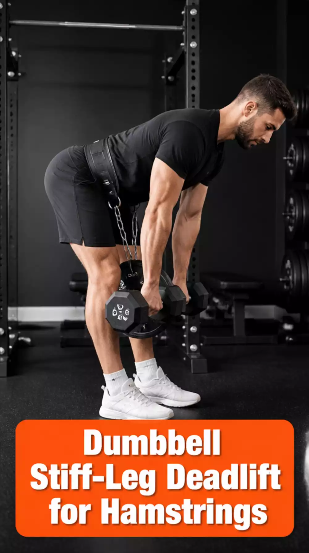 Dumbbell Stiff-Leg Deadlift That Isolates the Hamstrings Fully