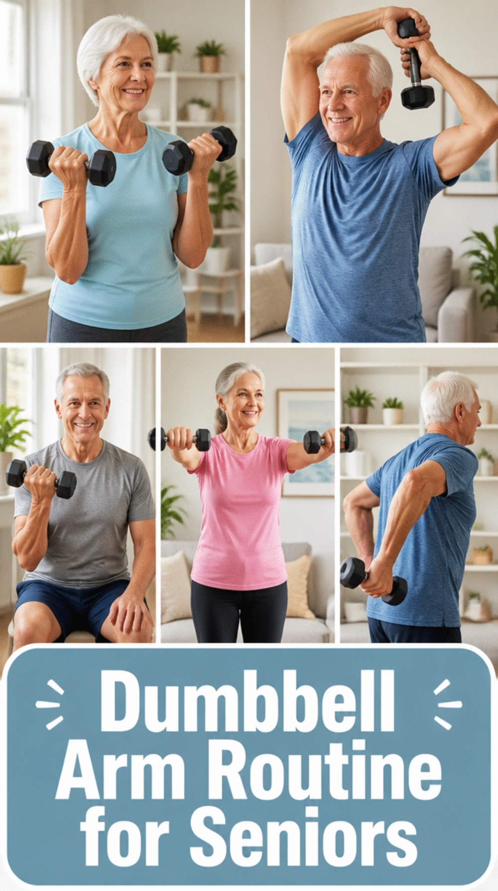 Dumbbell Arm Routine for Seniors That Maintains Functional Upper Strength