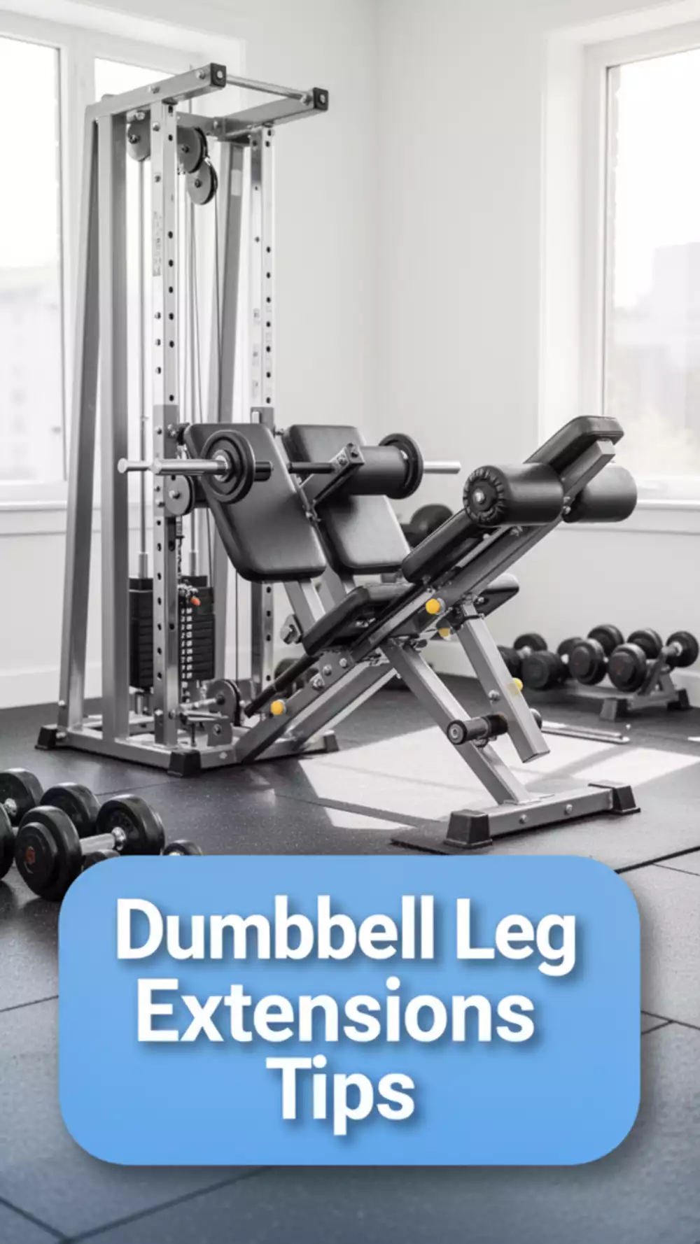 Dumbbell Leg Extensions: 3 Tips for Isolating Your Quads