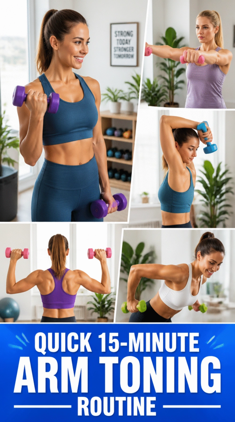 Home Arm Toning Dumbbell Routine That Takes Only 15 Minutes Daily
