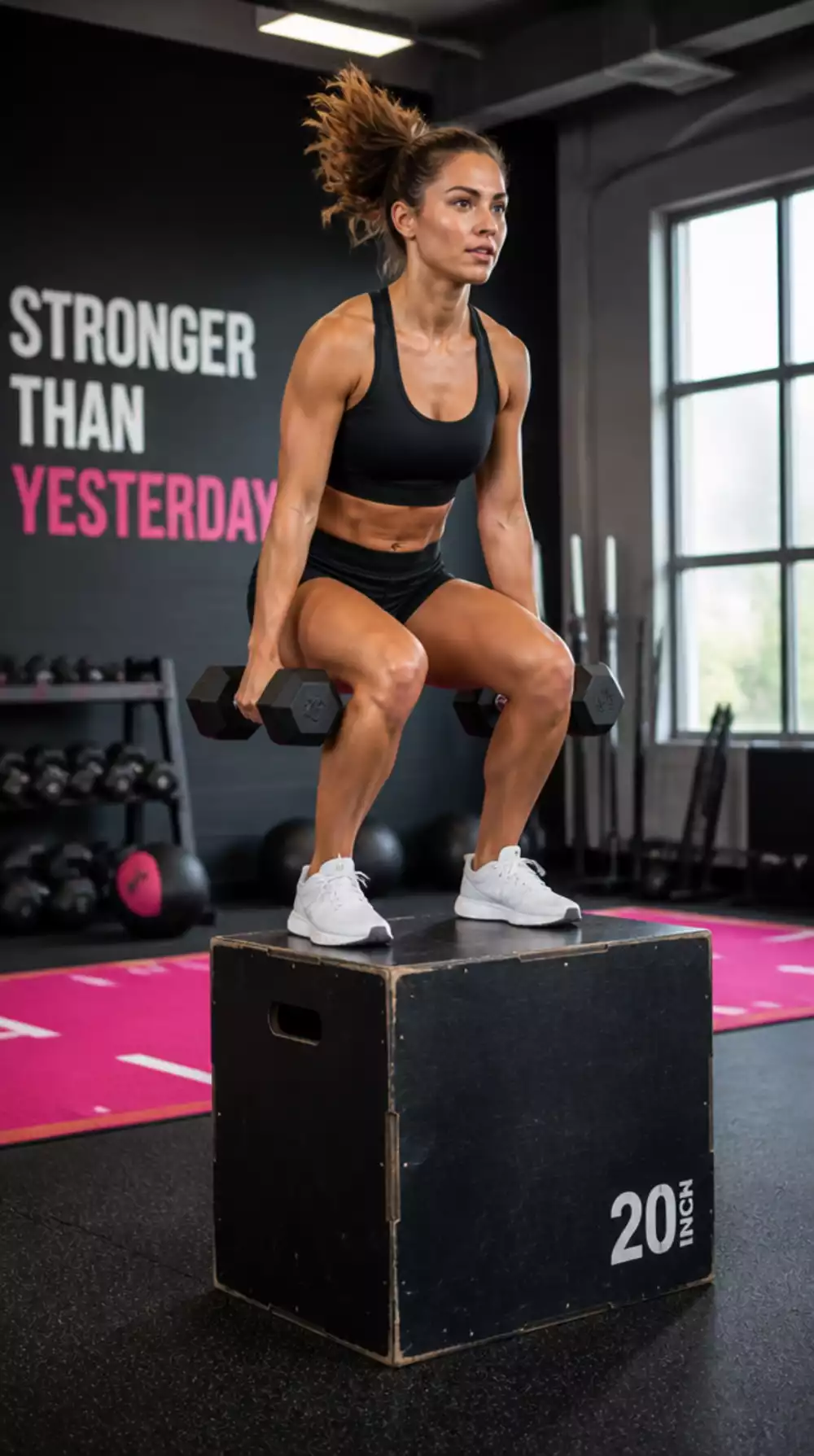 Dumbbell Squat Jump Variation That Adds Explosive Power to HIIT Training