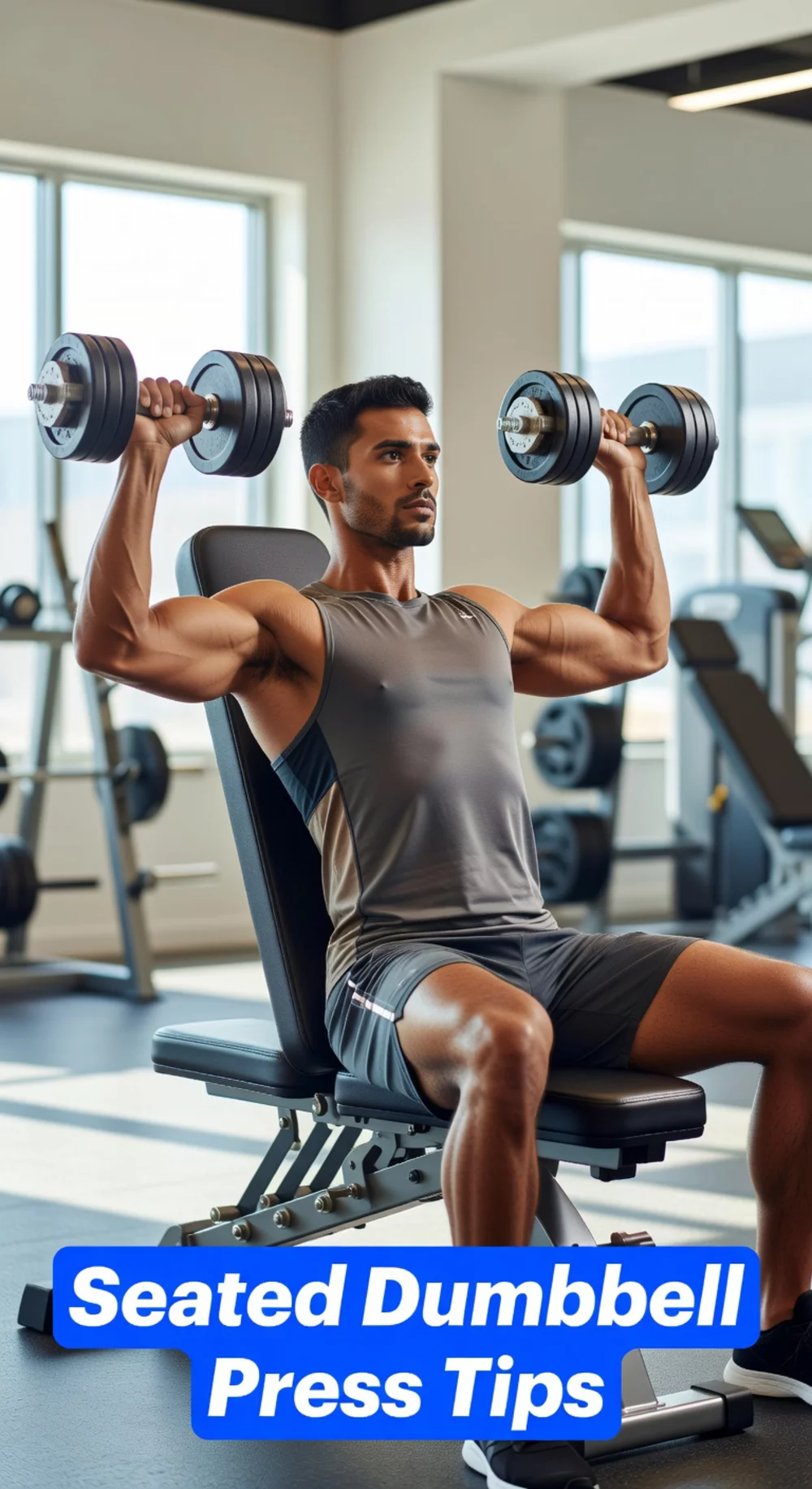 Seated Dumbbell Press That Helps Beginners Control the Movement