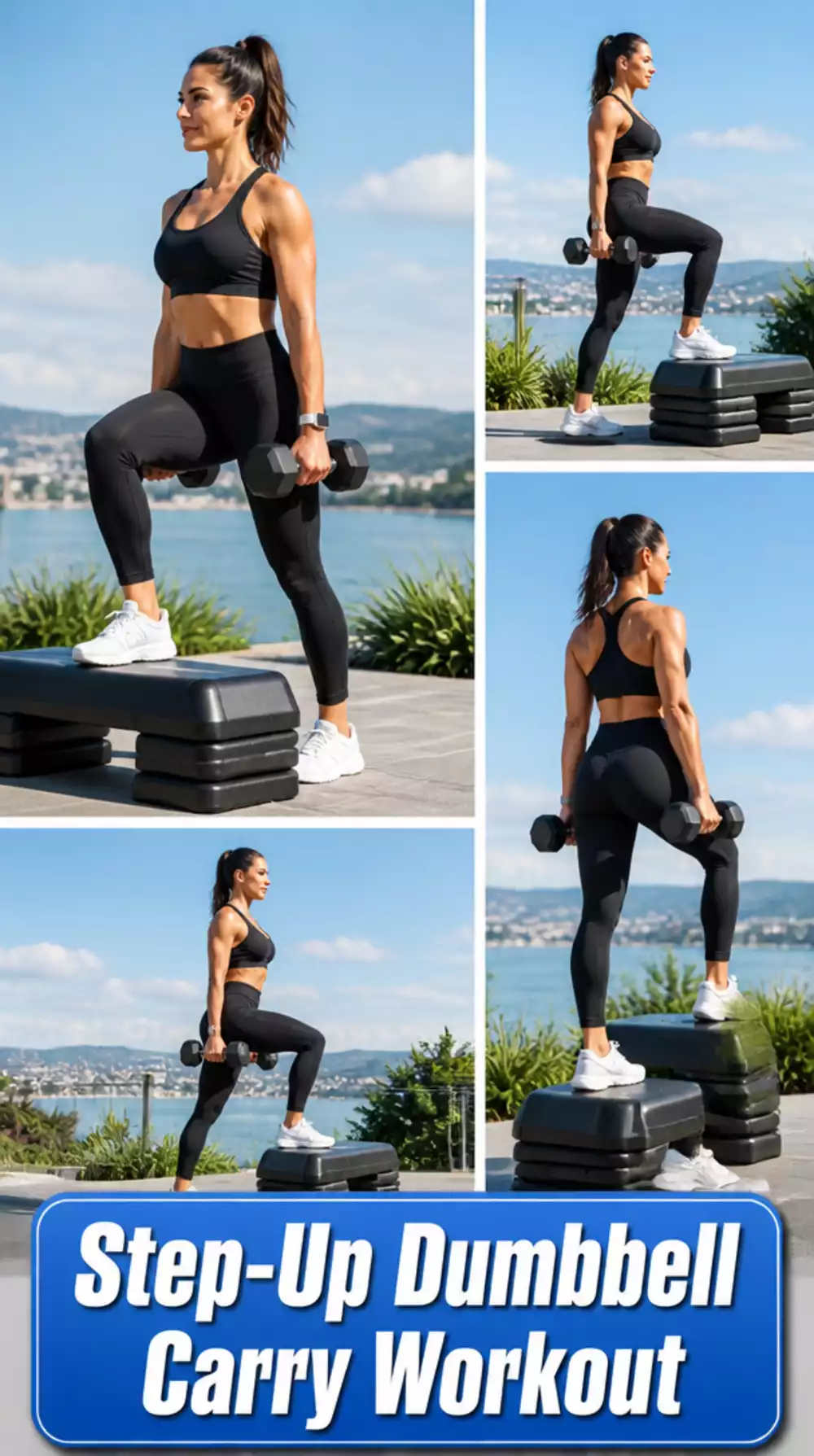 Dumbbell Step-Up and Carry Combo That Mirrors Real-World Loaded Movement