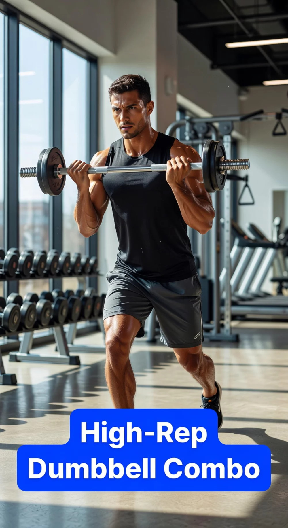 High-Rep Dumbbell Row and Press Combo That Builds Muscular Endurance