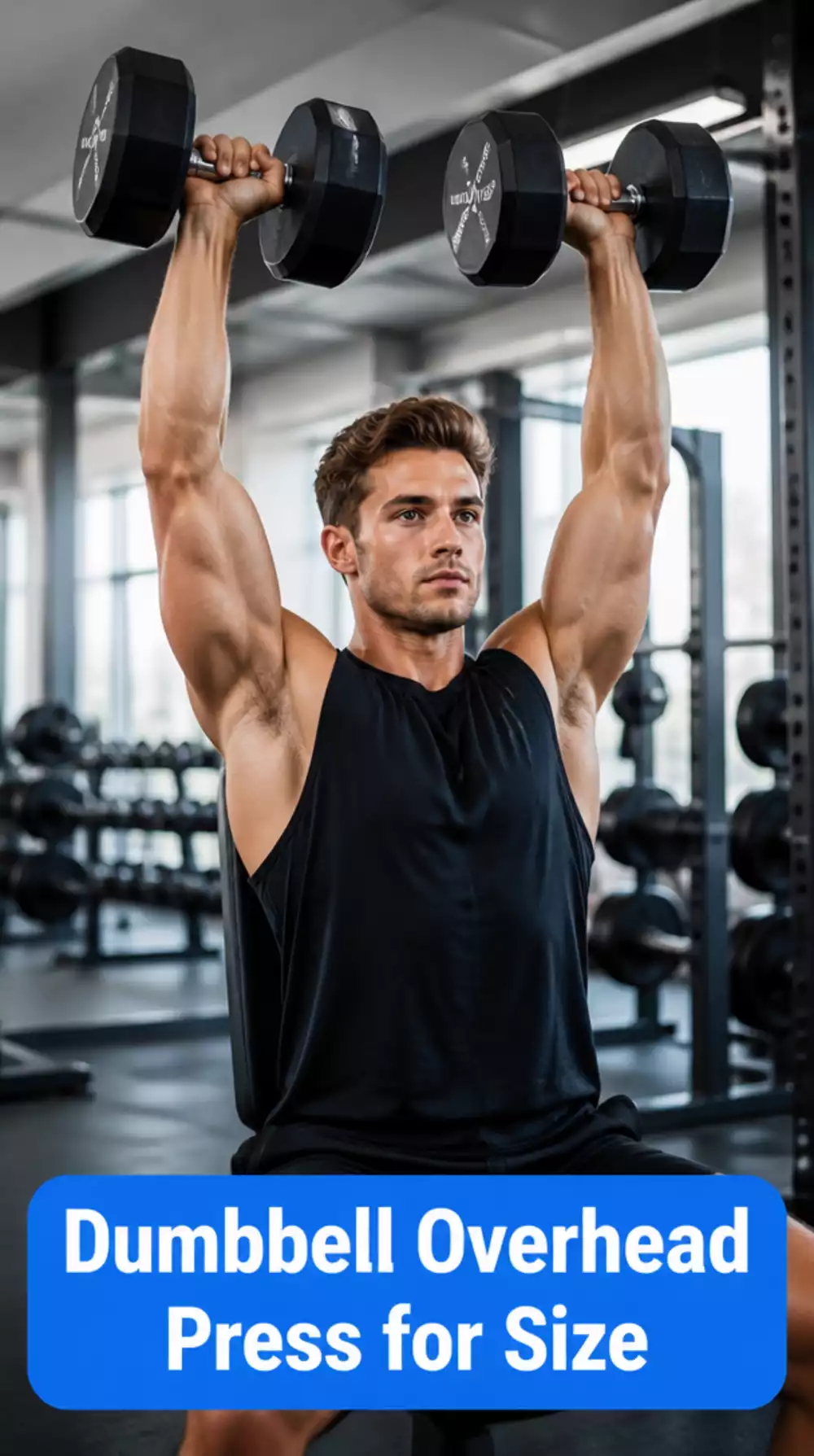Dumbbell Overhead Press That Builds the Foundation of Shoulder Size