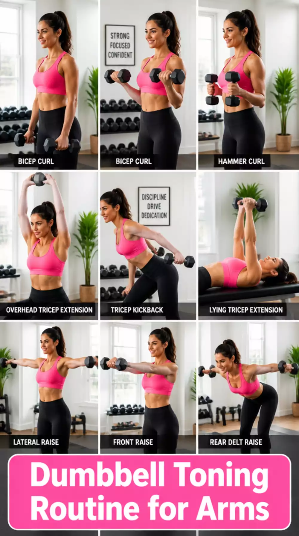 Dumbbell Toning Routine for Arms That Creates Long- Lean Definition