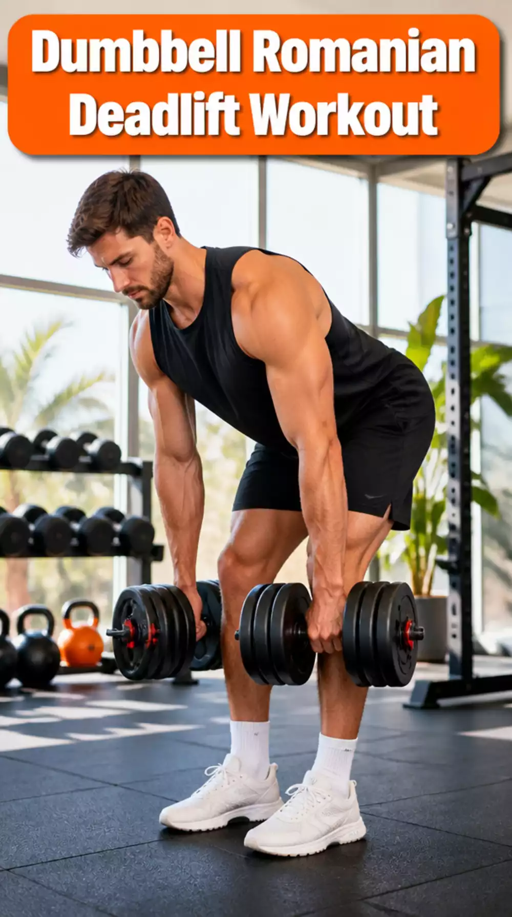 Dumbbell Romanian Deadlift That Strengthens the Lower Back and Hamstrings