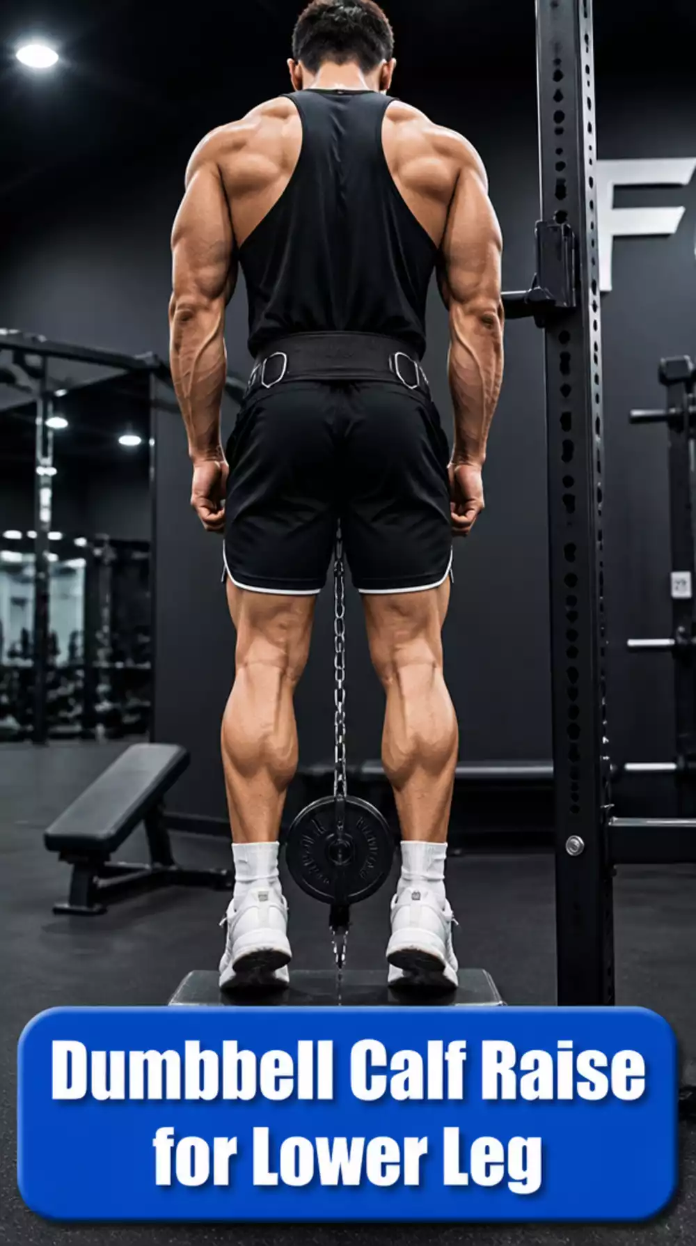 Dumbbell Calf Raise That Completes the Lower Leg and Finishing Superset
