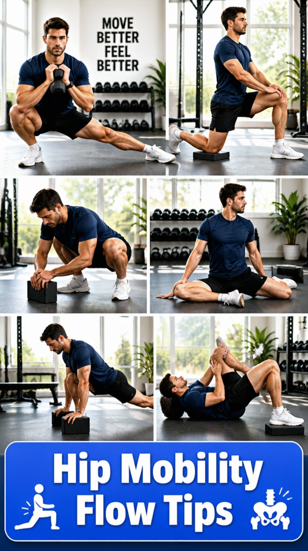 Dumbbell Hip Mobility Flow That Loosens Tight Hips Before Any Workout
