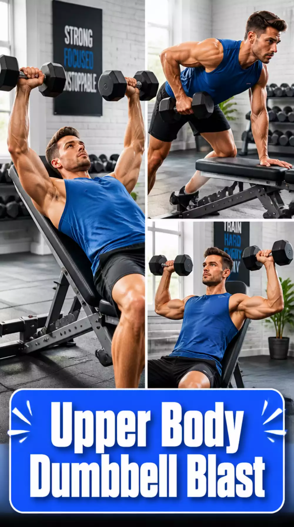 20-Minute Dumbbell Upper Body Blast That Hits Chest, Back, and Shoulders