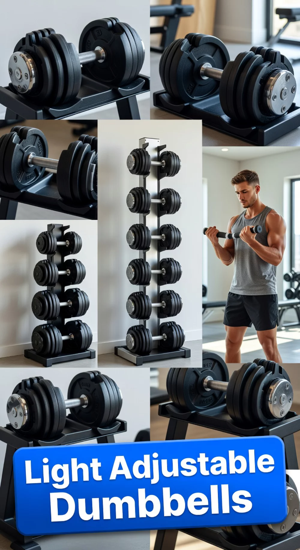 Light Adjustable Dumbbells That Are Perfect for Beginner Shoulder Work