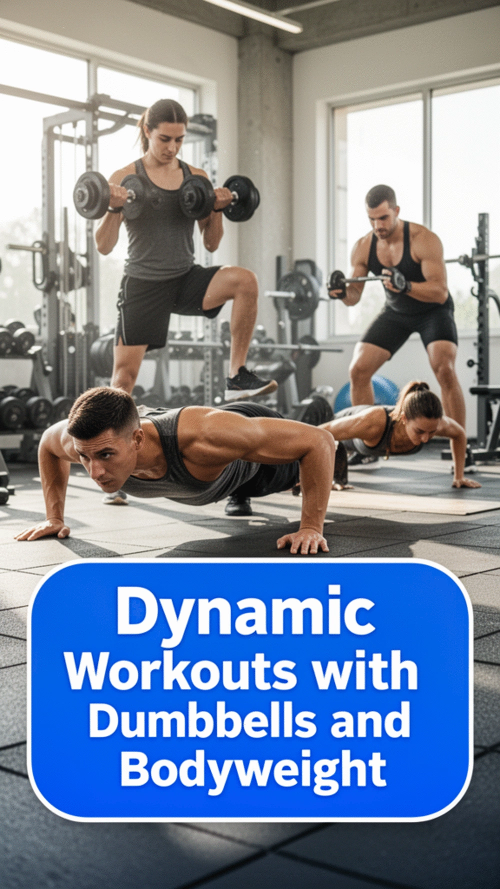 Dynamic Workouts: Integrating Dumbbells and Bodyweight Exercises for Optimal Fitness