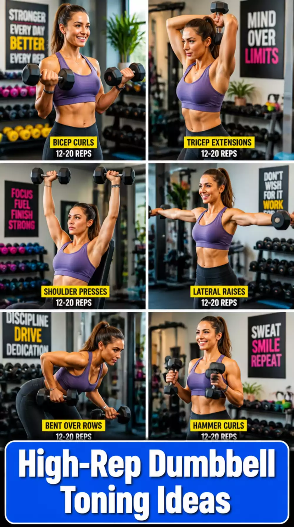 The High-Rep Dumbbell Trick That Tones Muscle Without Adding Bulk