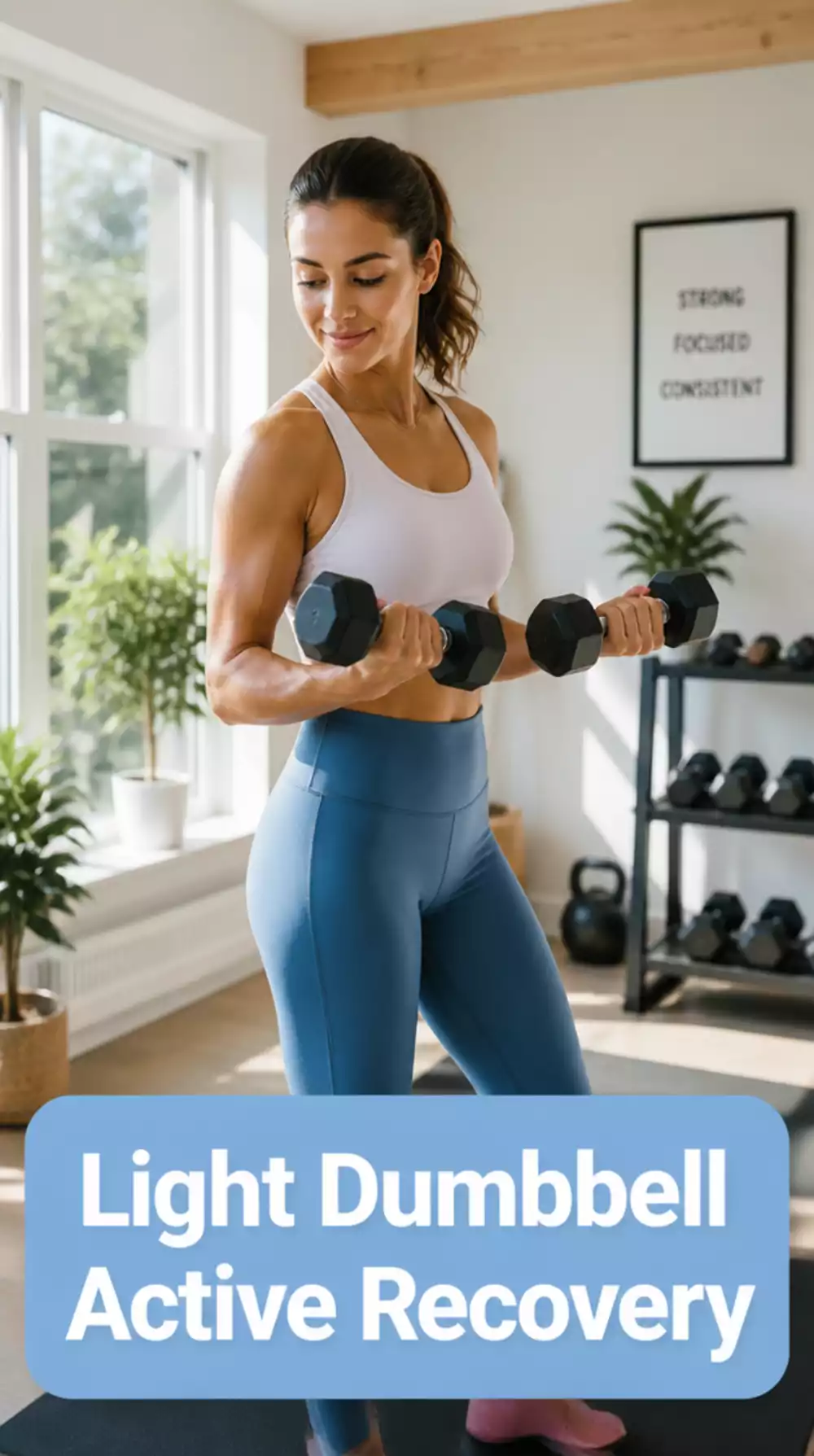 Light Dumbbell Active Recovery Workout That Flushes Soreness Between Sessions