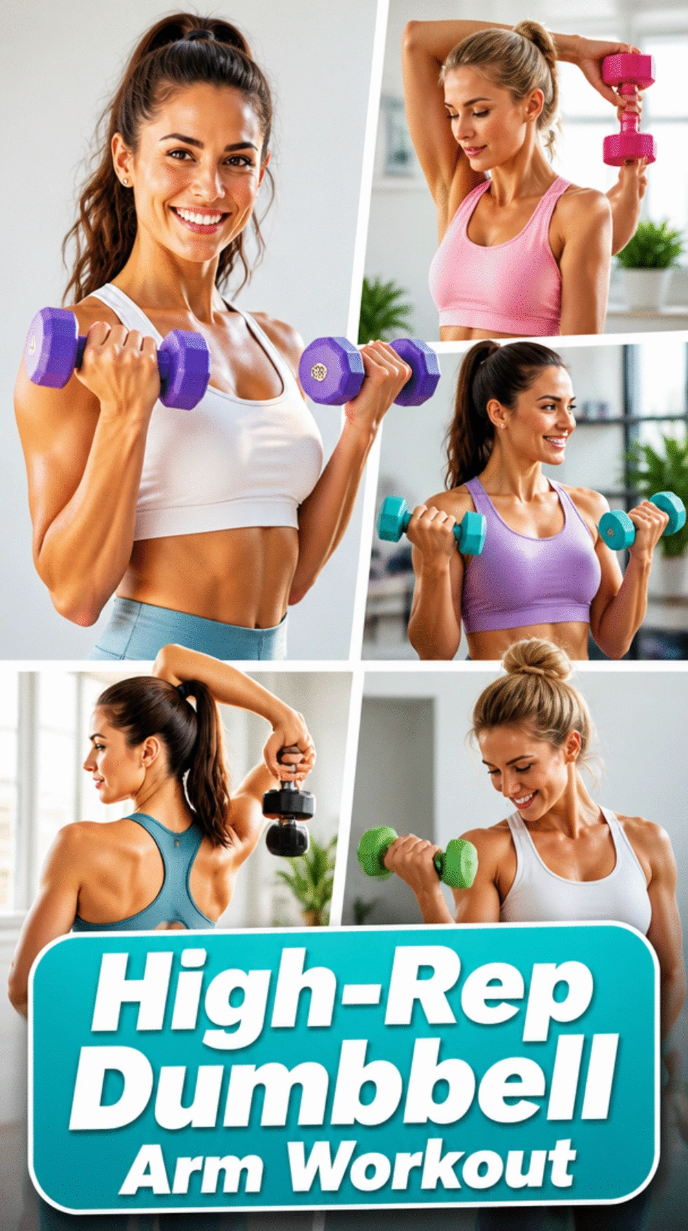 The High-Rep Dumbbell Trick Women Use to Tone Arms Without Size