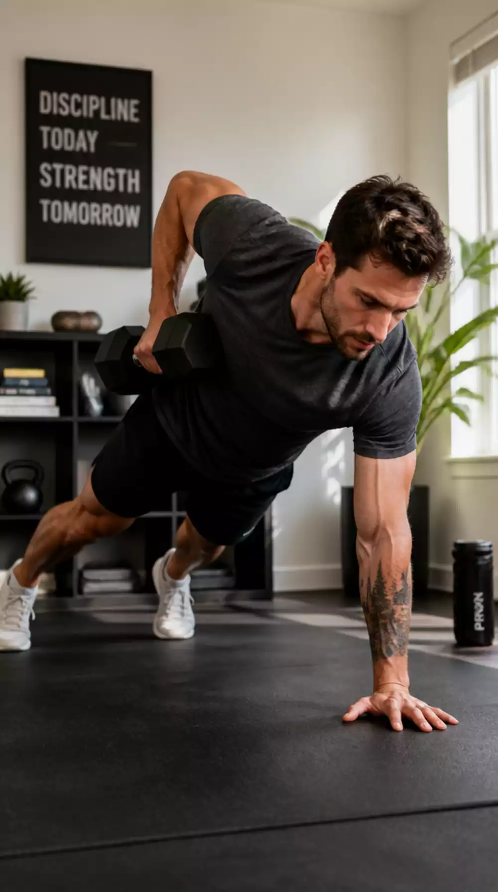The Single Dumbbell Trick That Makes Home Workouts Surprisingly Hard
