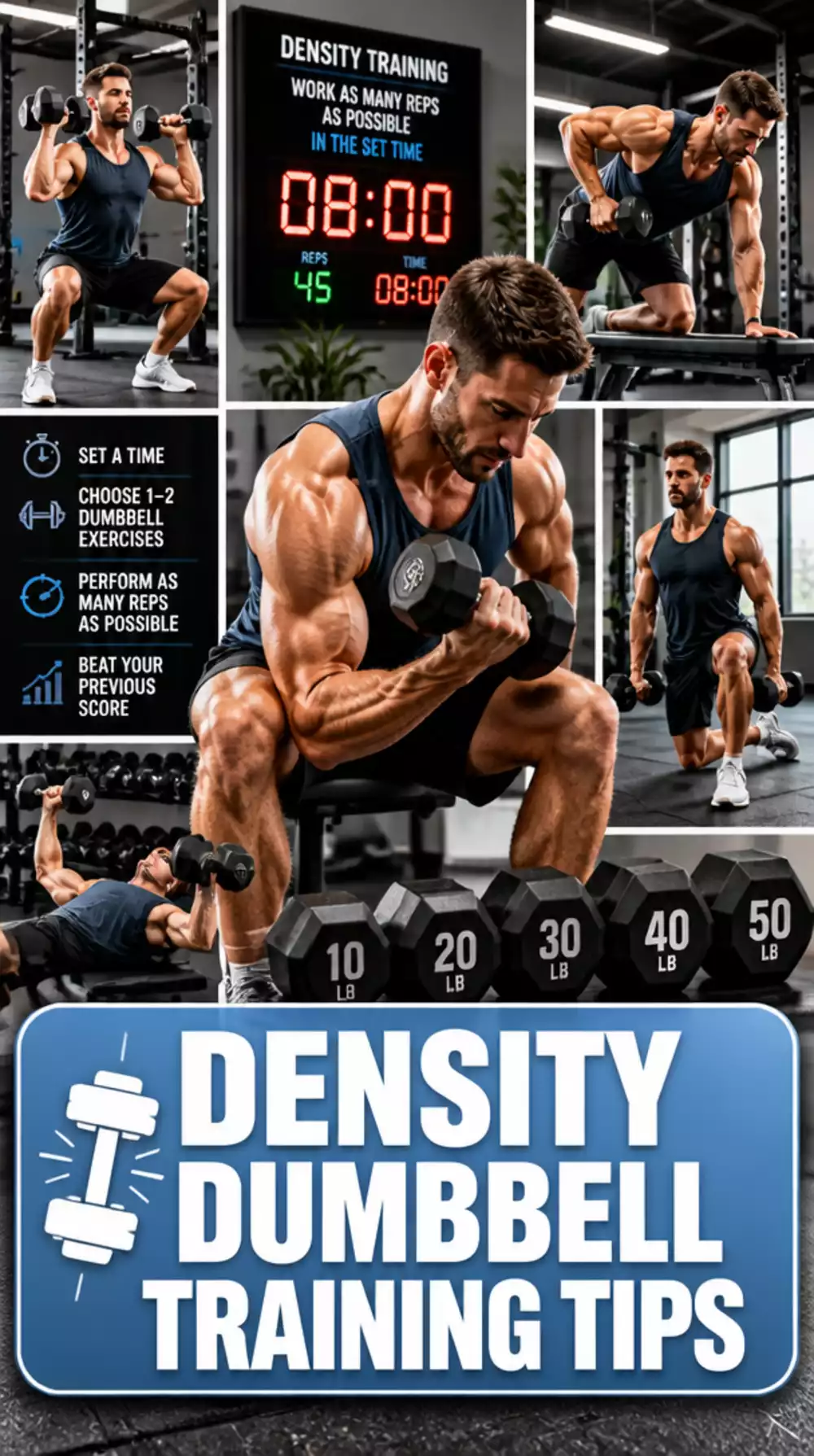 Density Dumbbell Training Method That Does More Work in Less Time