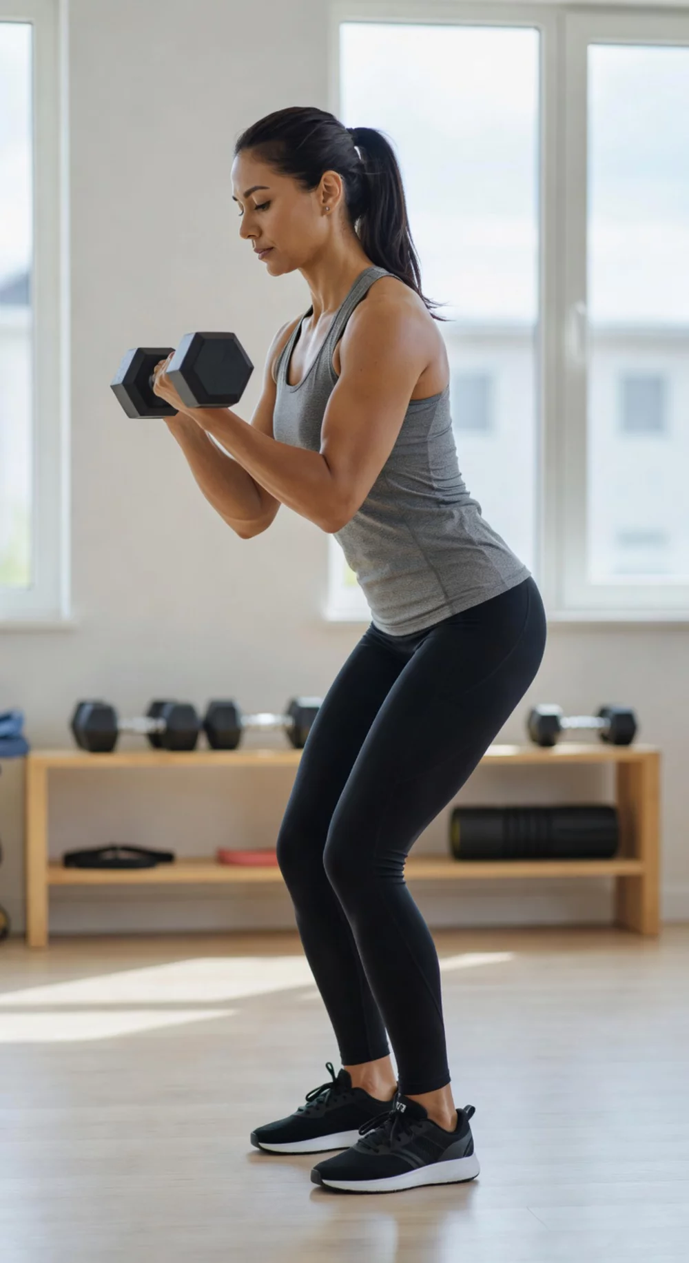 Dumbbell Good Morning Exercise That Strengthens the Postural Chain