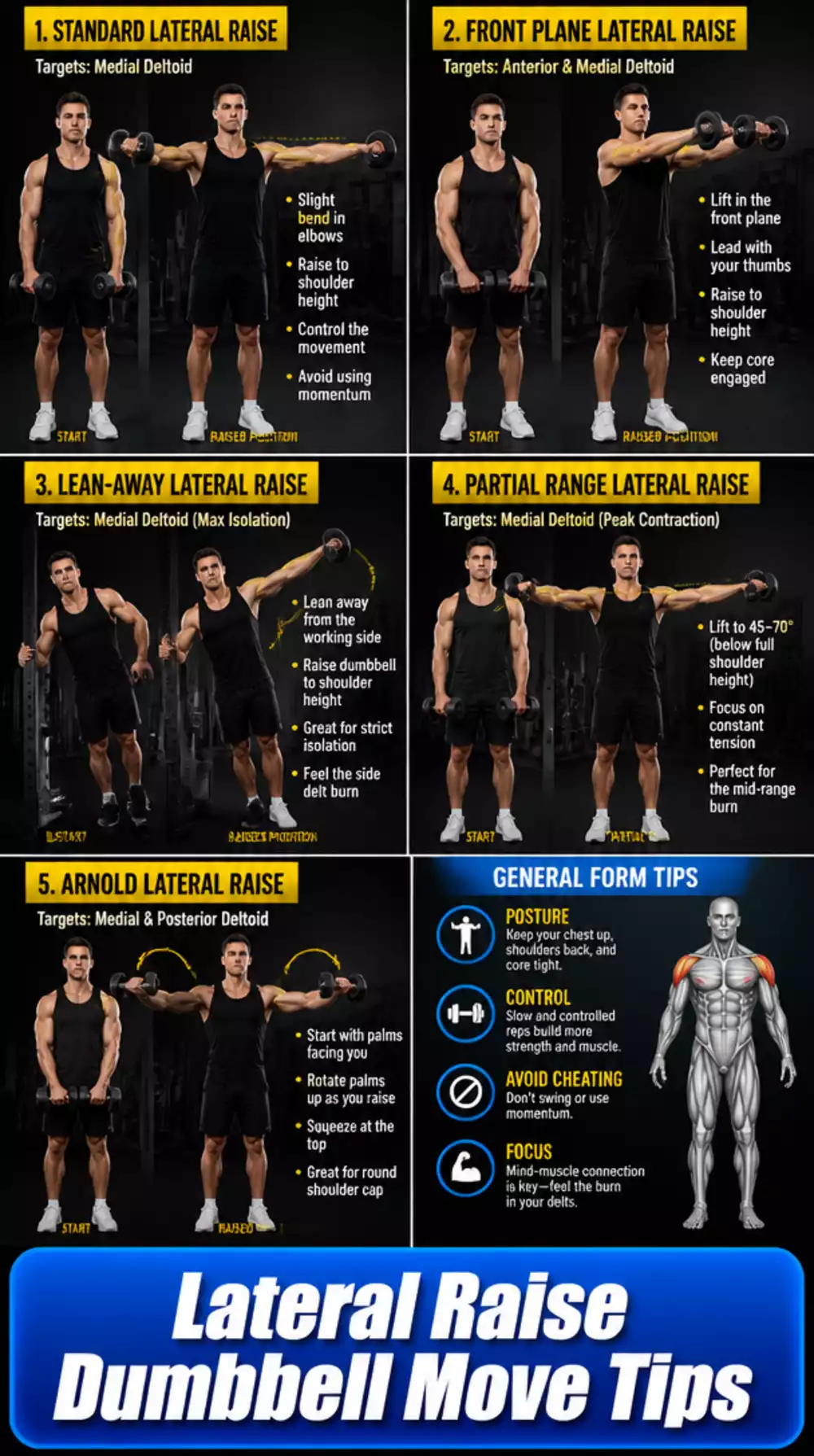 Lateral Raise Dumbbell Move That Widens Shoulders Visibly