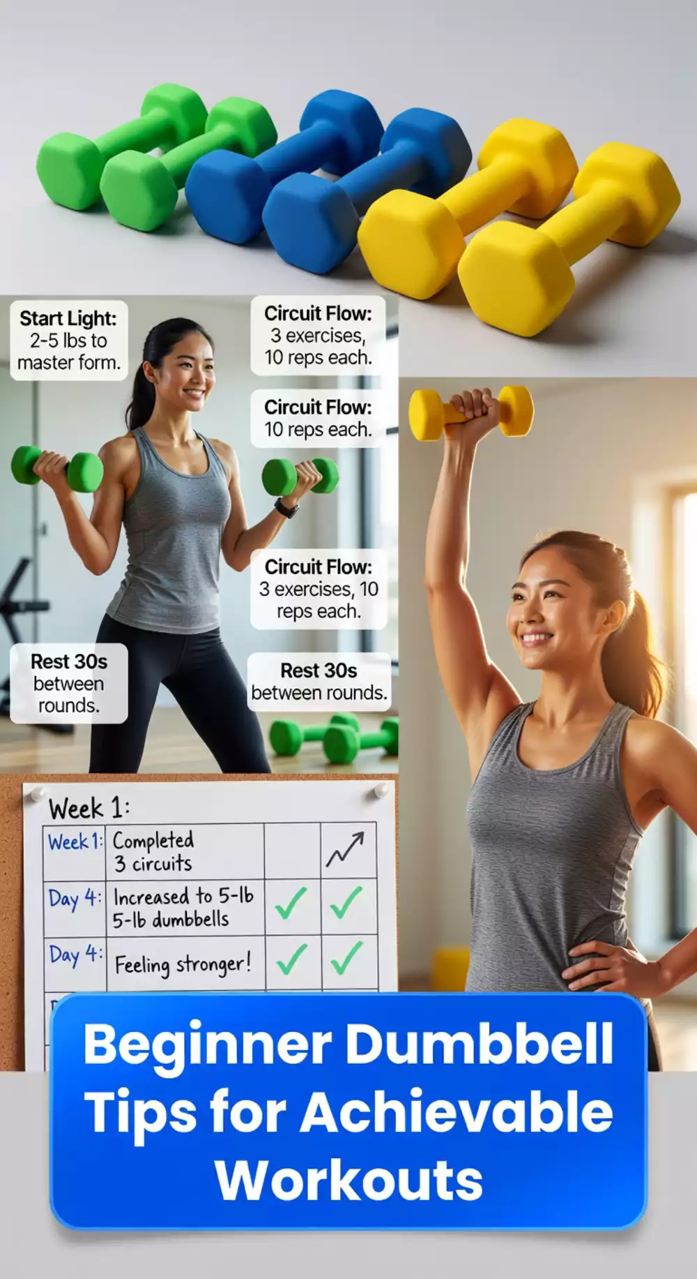 The Beginner Circuit Dumbbell Trick That Makes Every Session Feel Achievable
