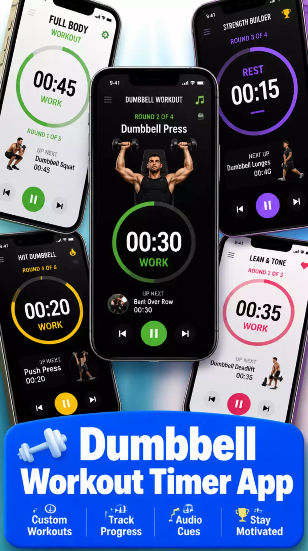 Dumbbell Workout Timer App That Makes Short Sessions More Structured