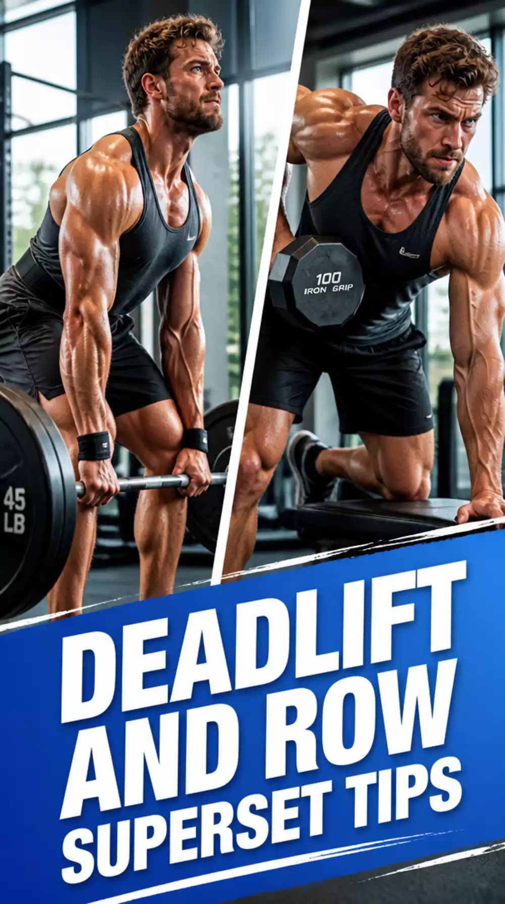 The Deadlift and Row Superset Trick That Builds Back Faster
